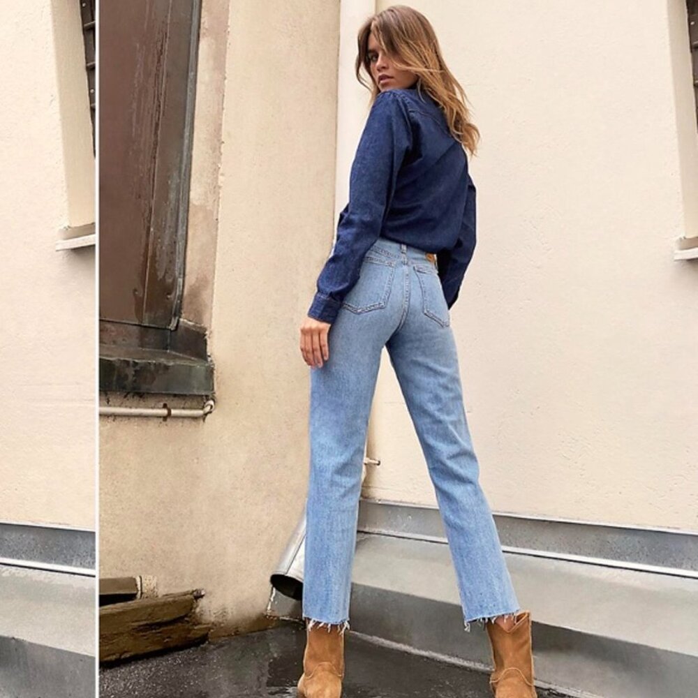 Aritzia Denim Forum Arlo Cropped Jean